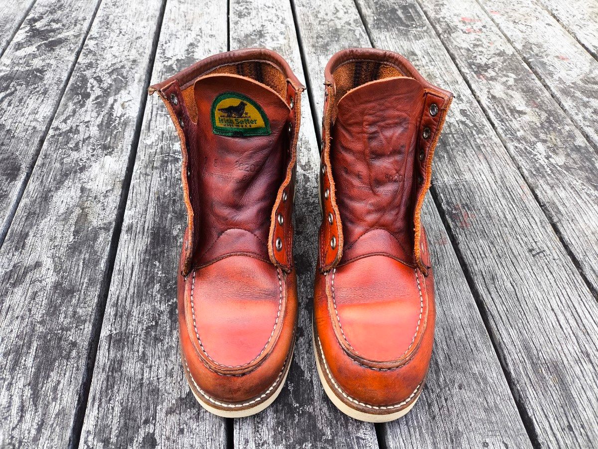 7E 良品 半円犬タグ 95年】レッドウィング 875 アイリッシュセッター