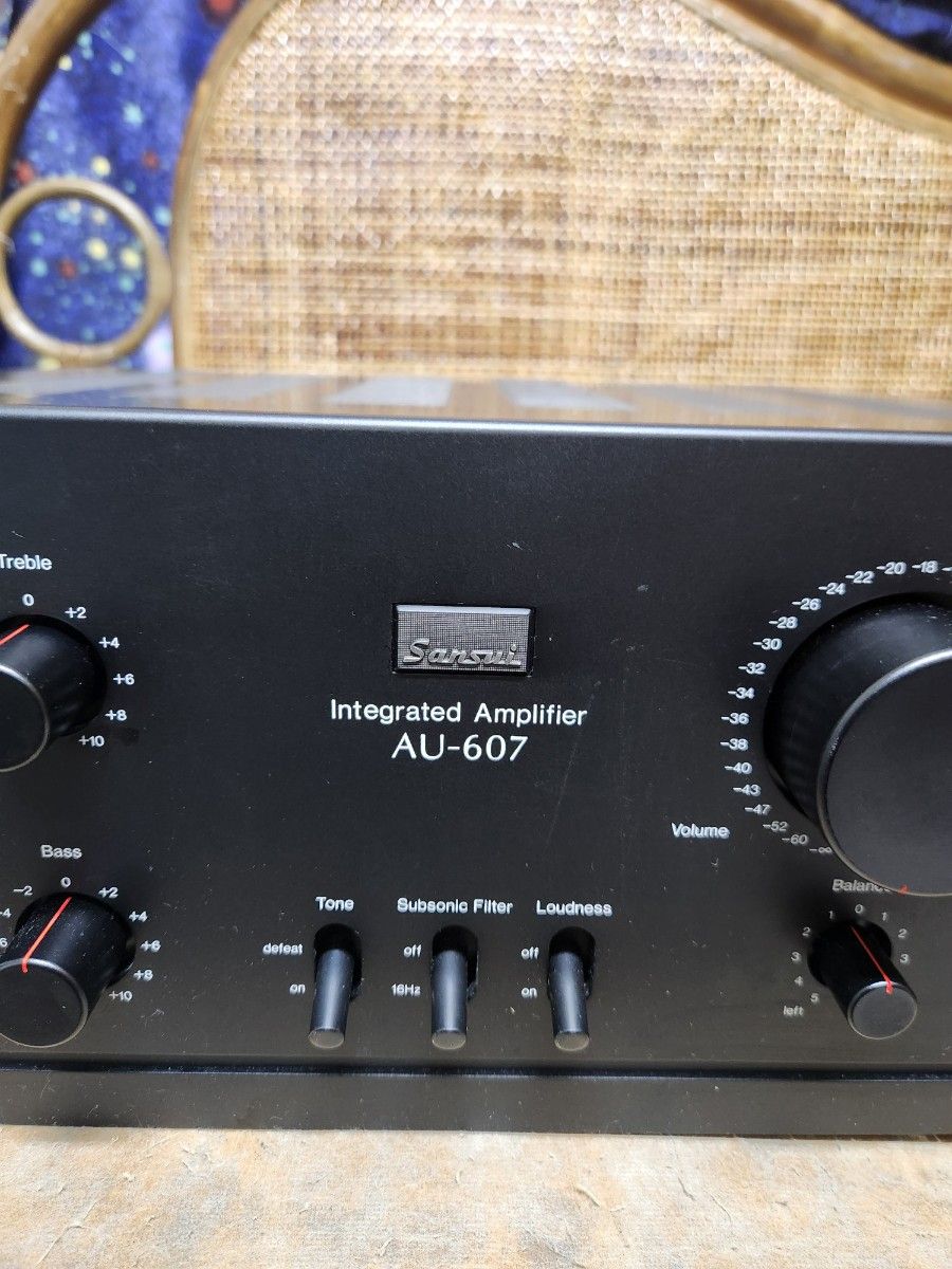奇跡！フルレストア整備済！完動超美品！山水プリメインアンプAU-607X