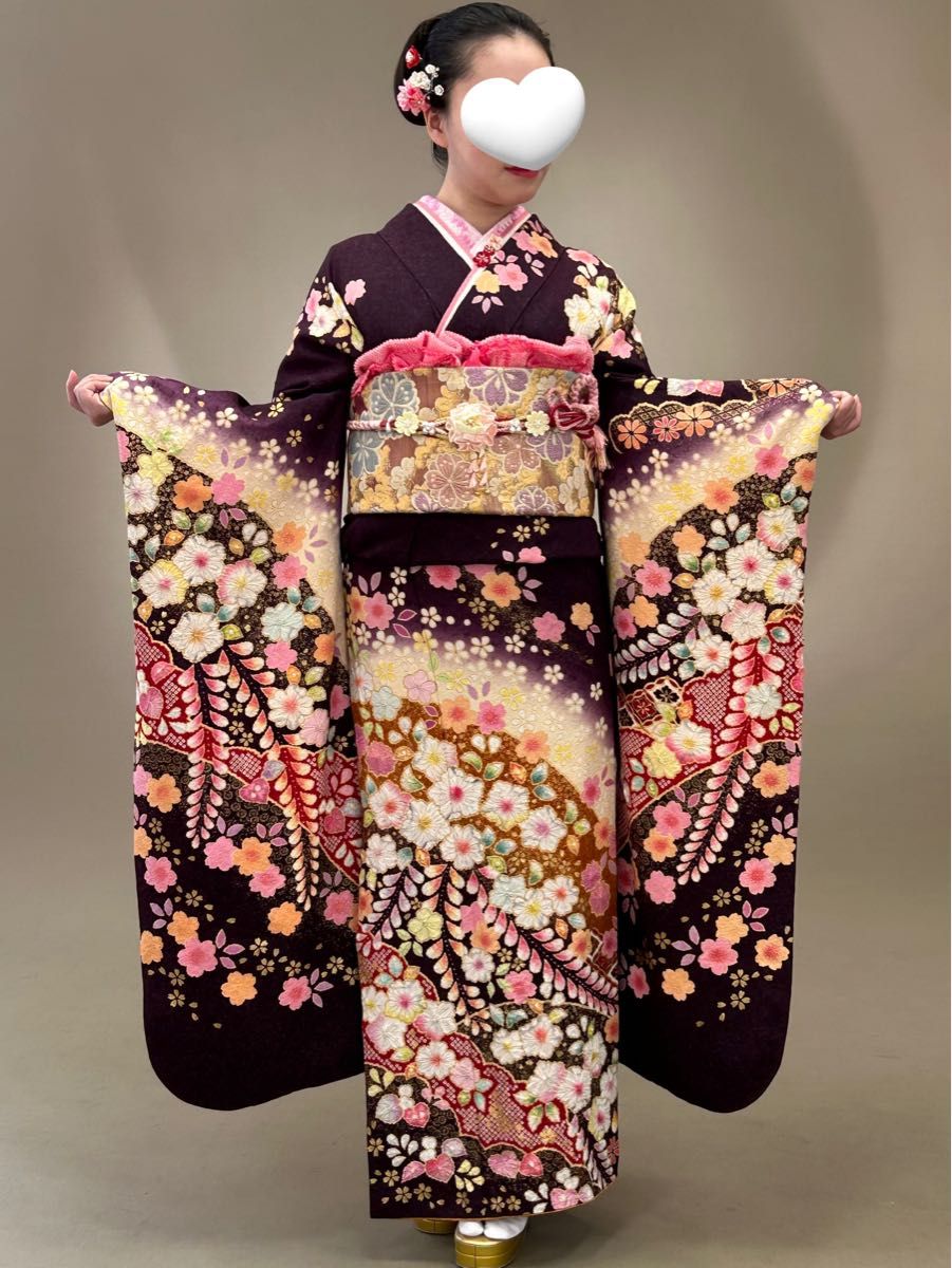 振袖フルセット 辻が花 翠山工房 銀通し地｜Yahoo!フリマ（旧PayPay