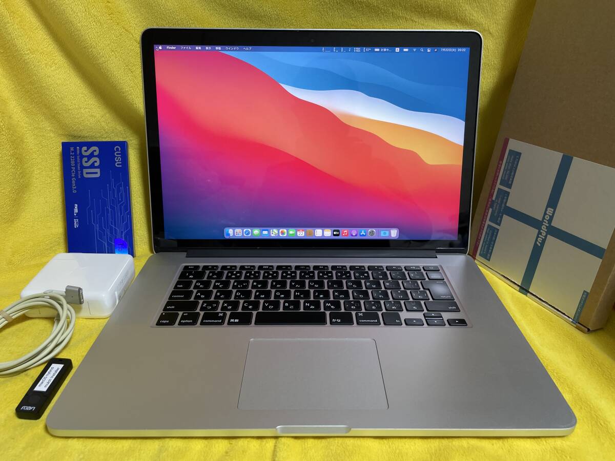 CTO最上位モデル MacBook Pro Retina Late 2013 15 inch Core i7 2