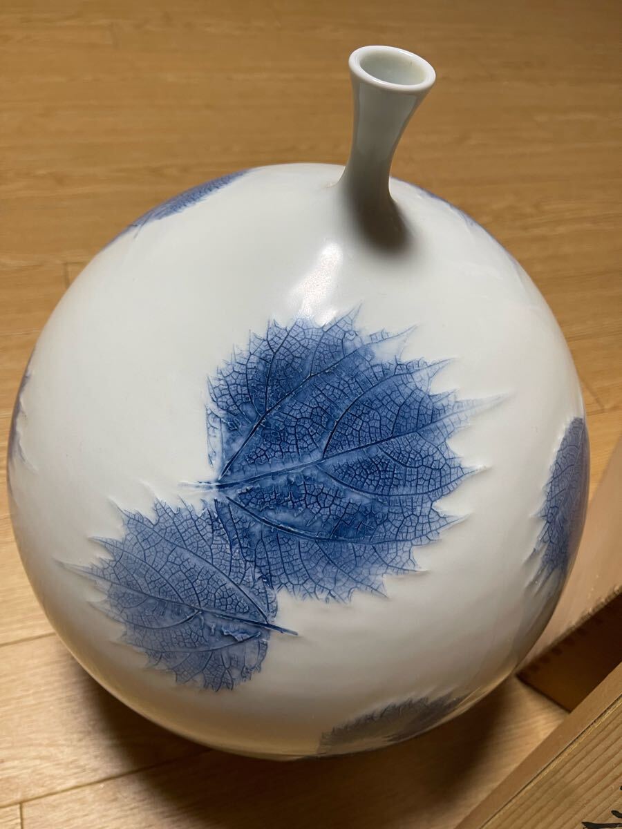 有田焼 奥川俊右衛門 花瓶 一輪ざし 有田焼 奥川俊右衛門 花瓶 一輪