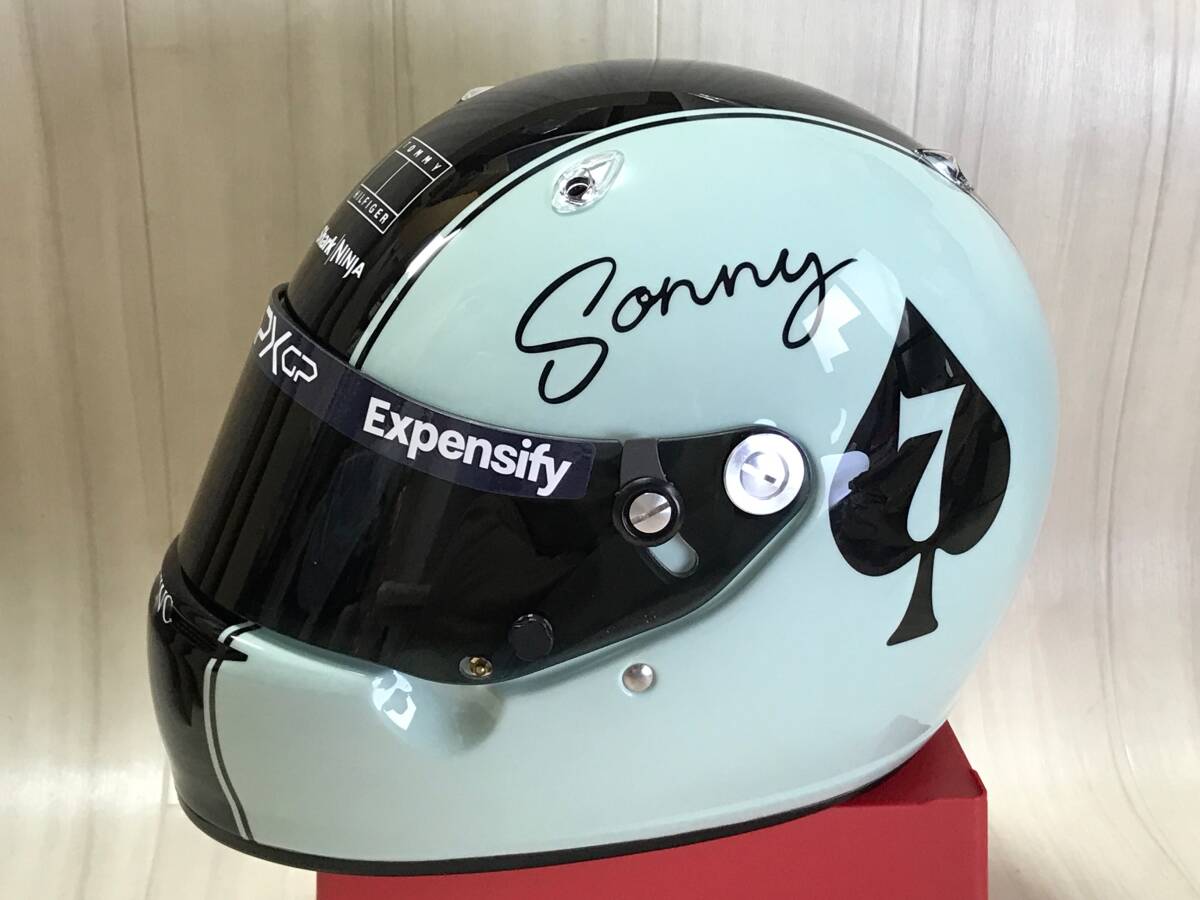 F1 エフワン ソニー・ヘイズ デザイン レプリカ ヘルメット Lサイズ