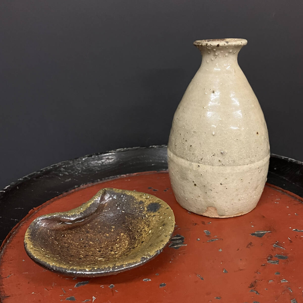 まる 國吉清尚 作 焼締カップ 國吉清尚作 焼き〆マグカップ 國吉清尚作