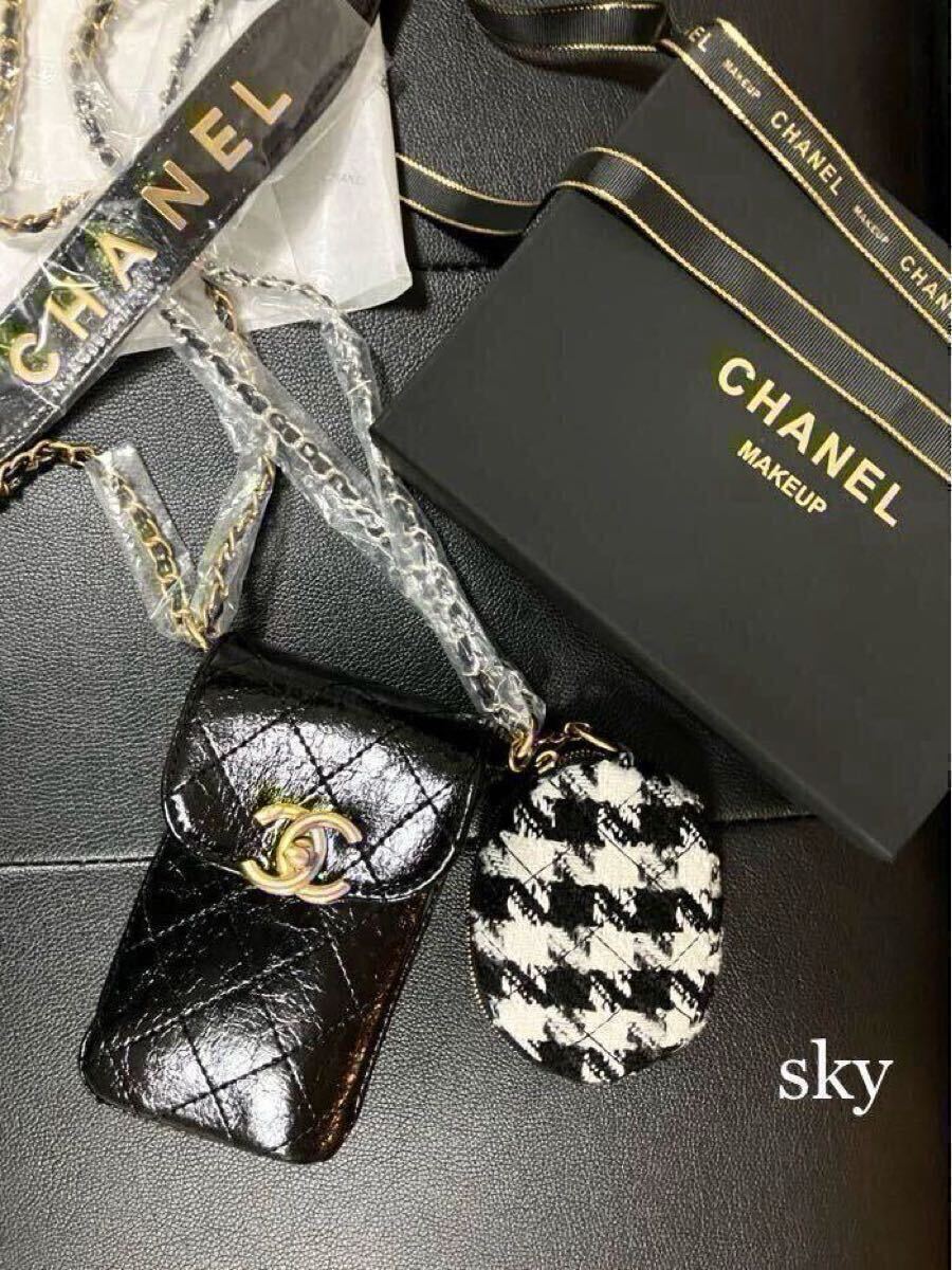 新品 シャネル ノベルティ CHANEL ショルダーバッグ スマホポーチ ミニ