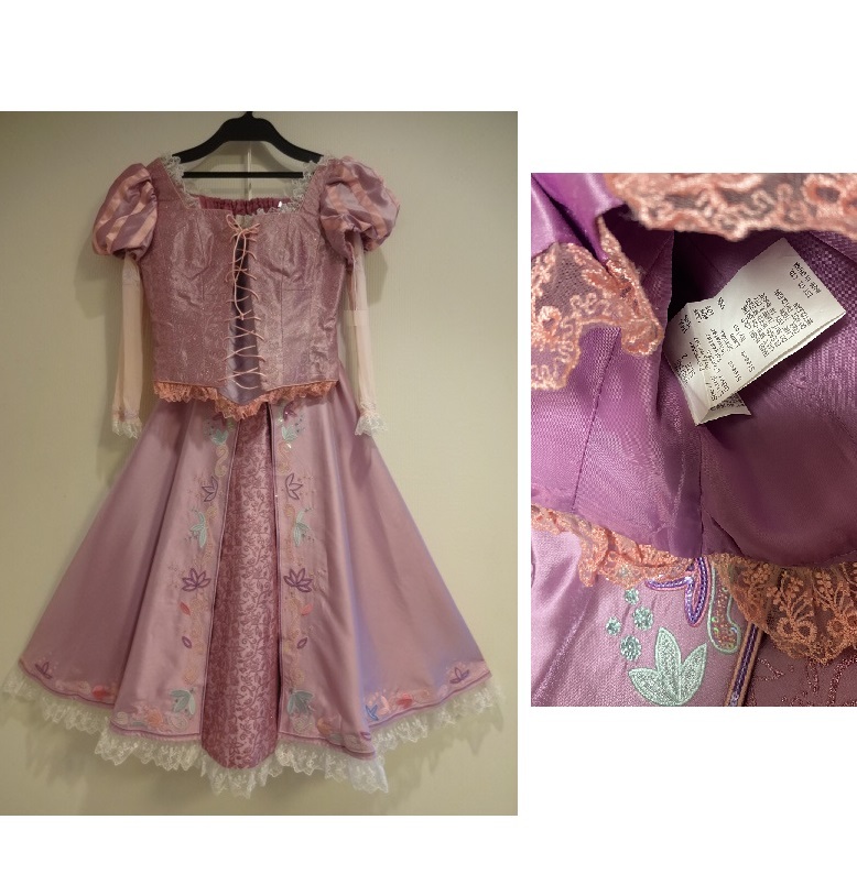 シークレットハニー ディズニー ラプンツェル 仮装 ドレス コスプレ D