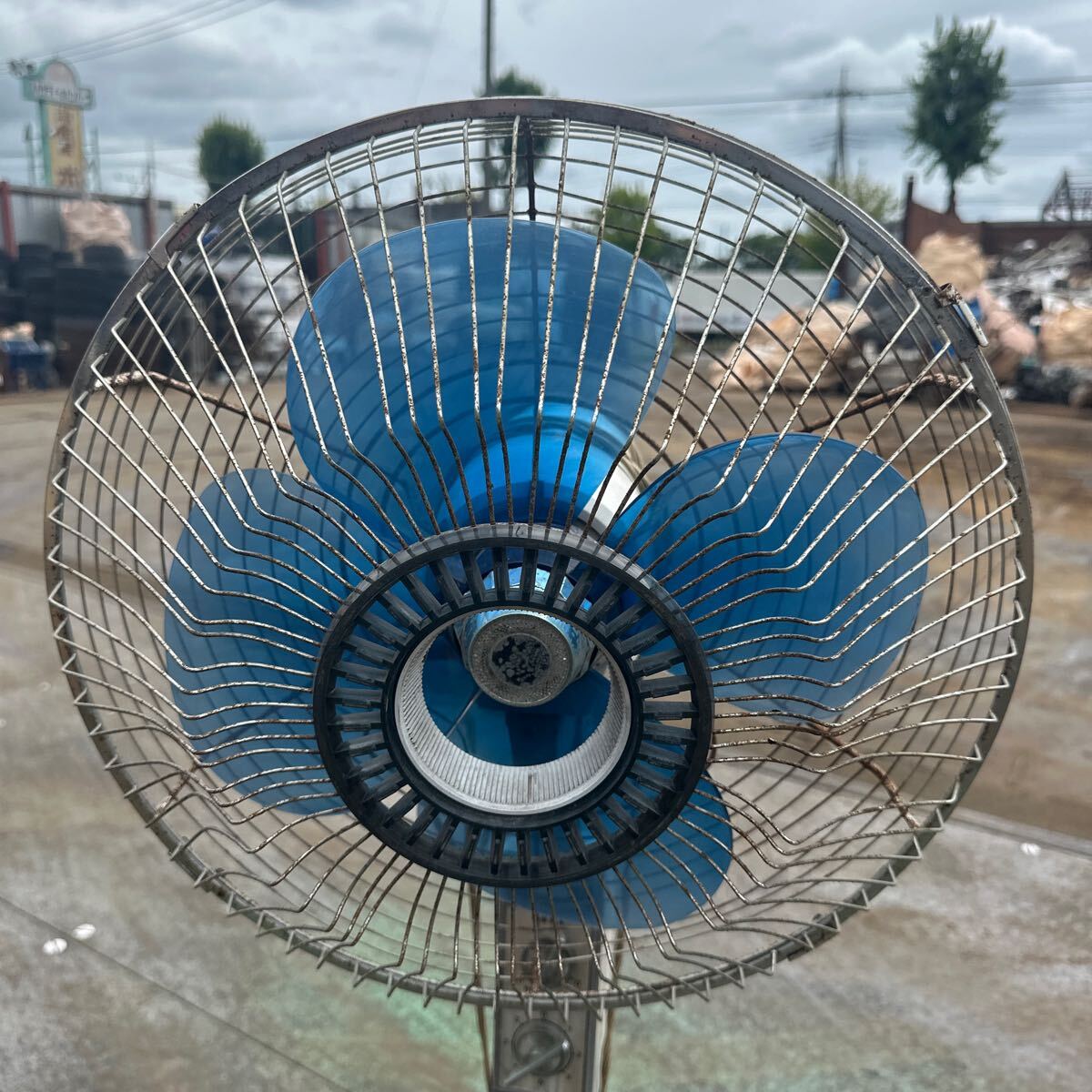 Toshiba SF-35D大型青色円形ファン Toshiba SF-35D大型青色円形ファン