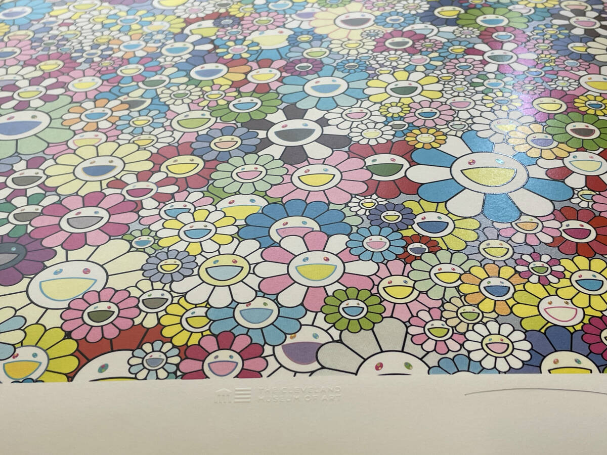 村上隆 2025年 版画 Flowers large 大 クリーブランド美術館 Cleveland