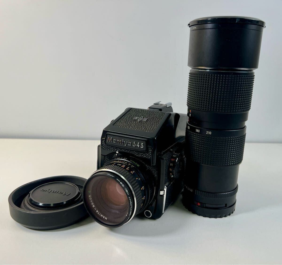 中判 フィルムカメラ MAMIYA 645 1000S 80mm マミヤ(MAMIYA)|中判