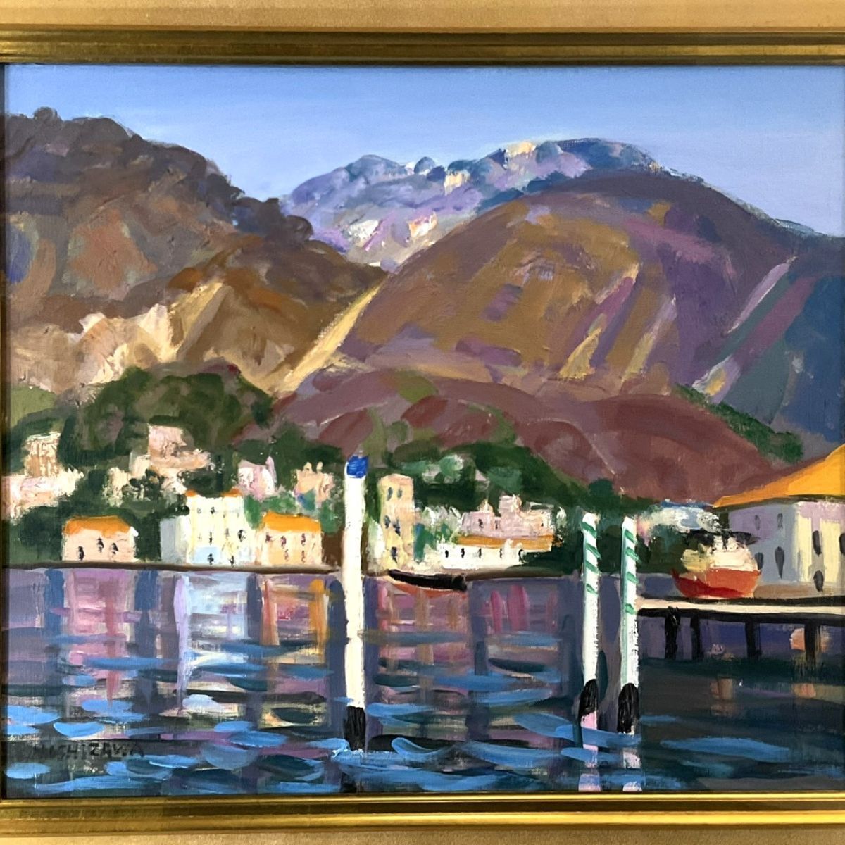 奥日光 」 F8 絵画 油絵 油彩画 風景画 アート 奥日光 」 F8 絵画 油絵