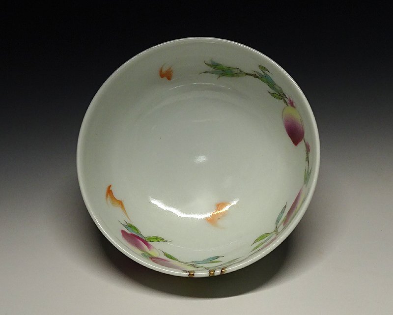 中国美術 色絵 細密 犬 絵 煎茶碗 十件 揃 雍正年製 書(A434) 中国美術