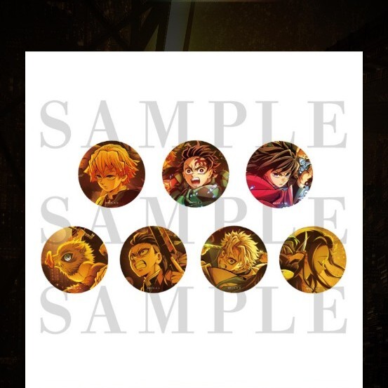 劇場版 鬼滅の刃 無限城編 キービジュアル缶バッジセットA｜Yahoo