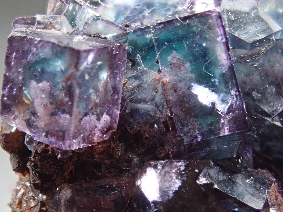 Helens pocket産 フローライト 蛍石 原石 鉱物 鉱物標本 Helens pocket