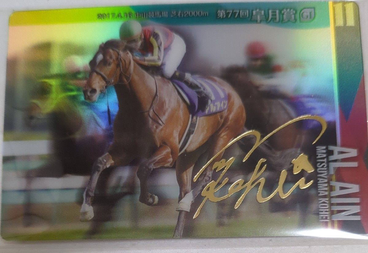 完全レア】競馬 中山馬主協会 オルフェーヴル 池添騎手 サイン入り