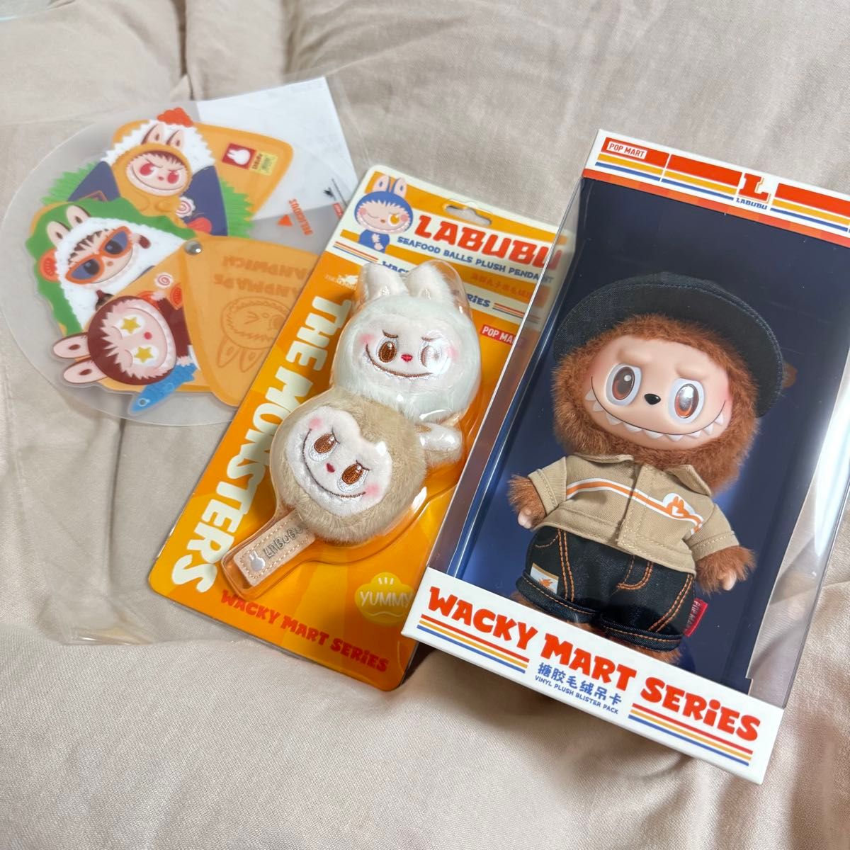 ラブブ LABUBU WACKY MART SERIES ぬいぐるみペンダント フィギュア