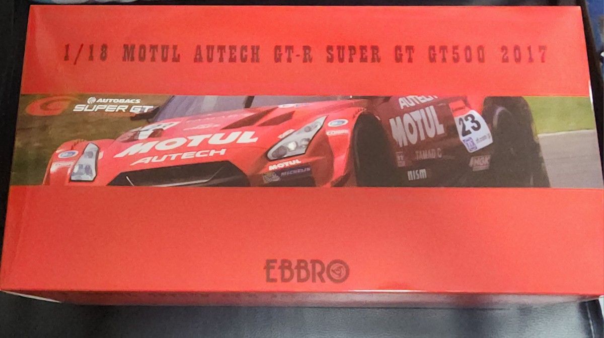 EBBRO 1/18 SUPER GT GT500 2017 MOTUL AUTECH GT-R #23｜Yahoo!フリマ