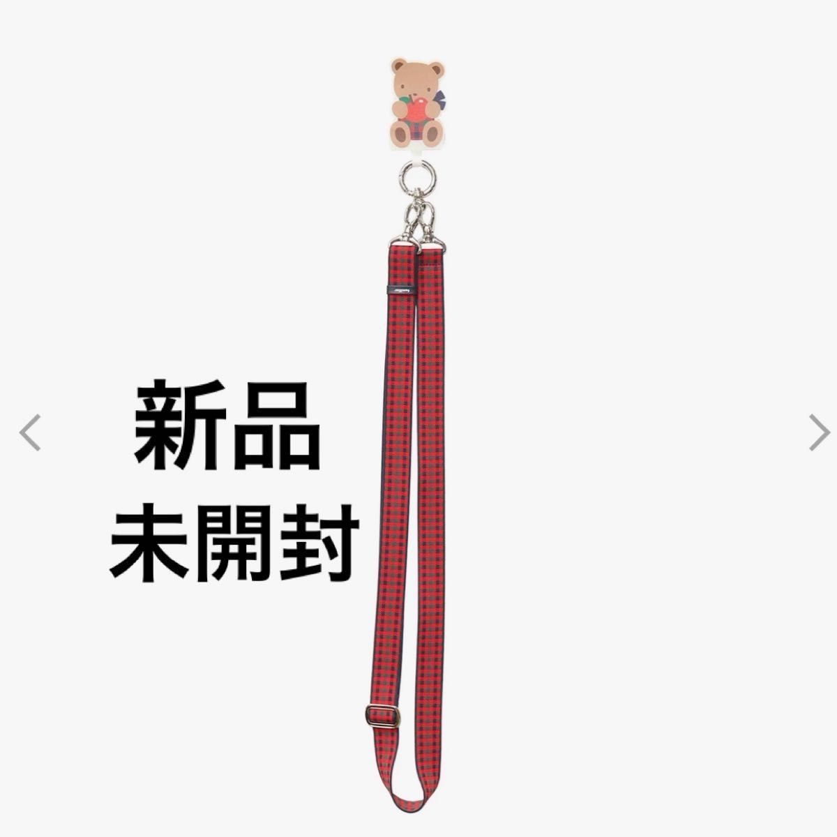 新品未開封 ファミリア スマホ ショルダー ストラップ 赤｜Yahoo