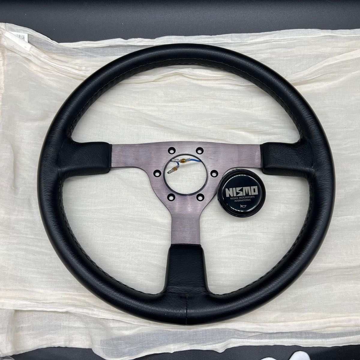 旧ニスモ 36パイ ステアリング ニスモ ステアリング NISMO 絶版 希少 本革