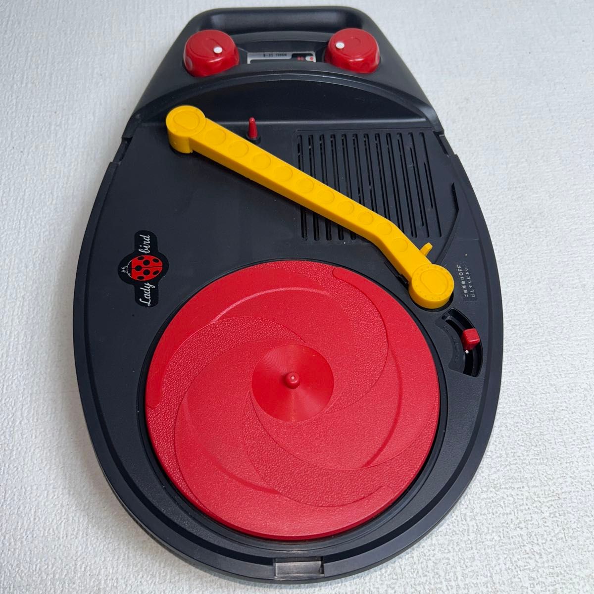 貴重 昭和ビンテージ】日本コロンビア てんとう虫型 レコード