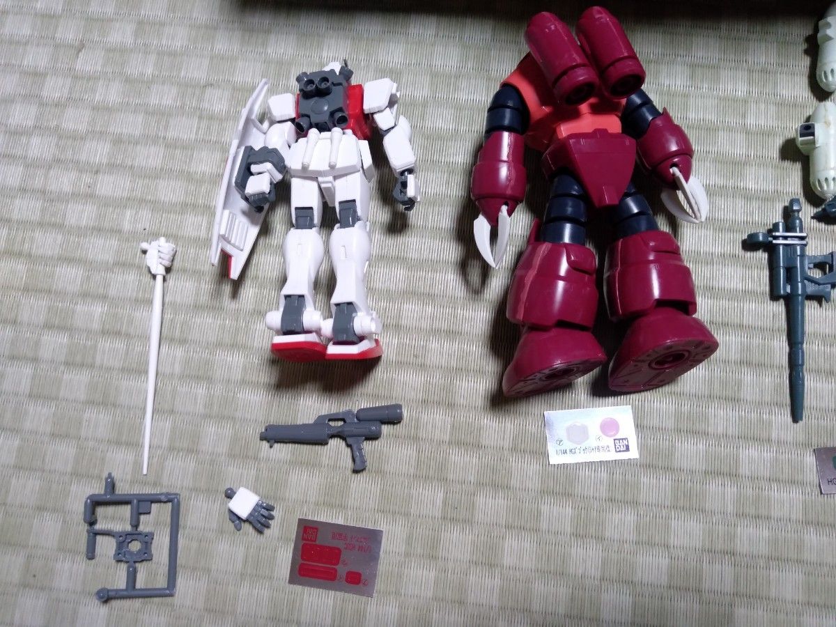 ガンプラ組立済7点セット箱説付 HG ZZガンダム/ガンダムG30th HGUC