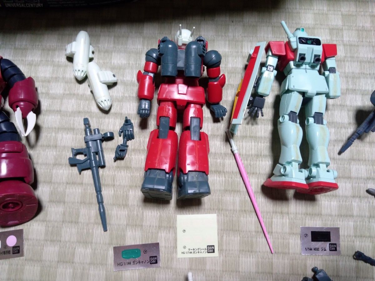 ガンプラ組立済7点セット箱説付 HG ZZガンダム/ガンダムG30th HGUC