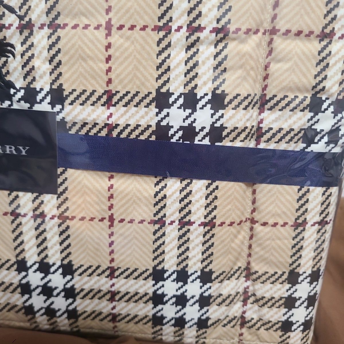 BURBERRY バーバリー 羽毛肌掛けふとん 羽毛 布団 ノバチェック