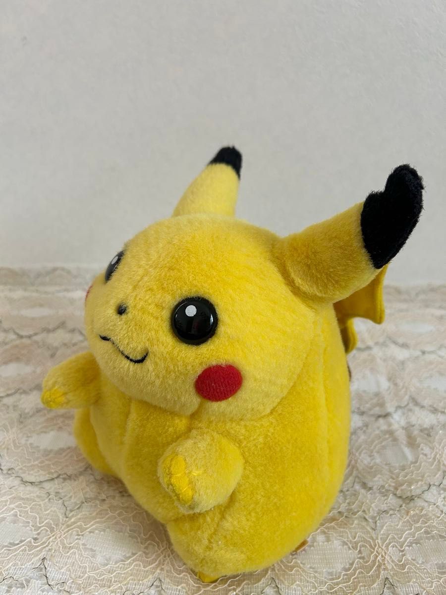 初期TOMY製 ピカチュウ ぬいぐるみ ポケモン ポケットモンスター 希少