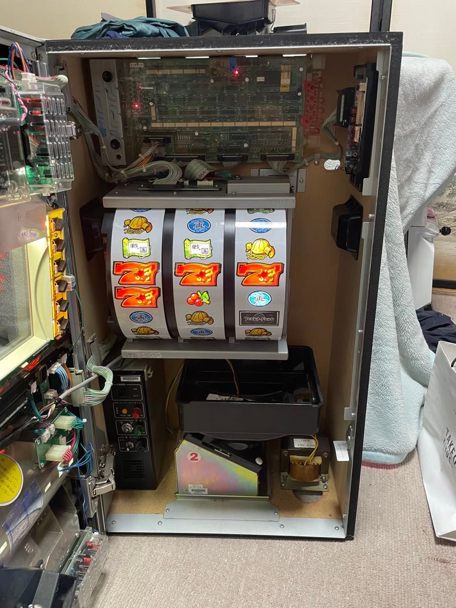 パチスロ 初代天下布武 実機 4号機 コイン不要機付き｜Yahoo!フリマ