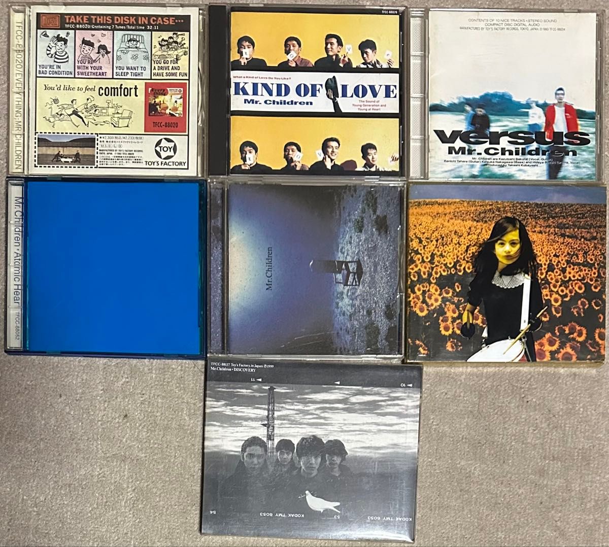 Mr Children ミスターチルドレン ミスチル / 1st〜7th album まとめ