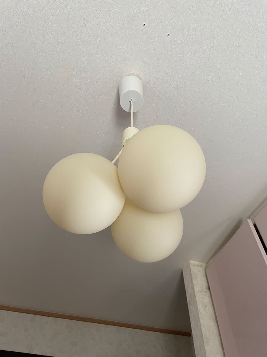 無印良品 廃盤品 LED多灯ペンダントライト シリコン製 シンプル照明