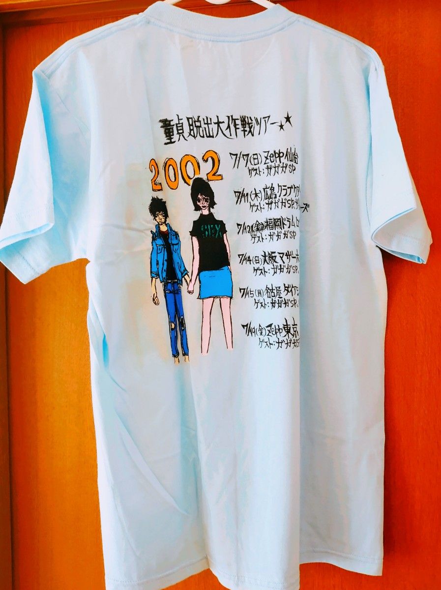 未使用品 GOING STEADY Tシャツ Mサイズ 水色 童貞脱出大作戦ツアー