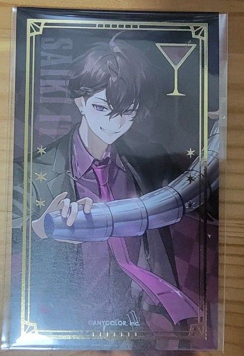 にじさんじ 佐伯イッテツ アニメイトカフェ ヒーロー 箔押しカクテル