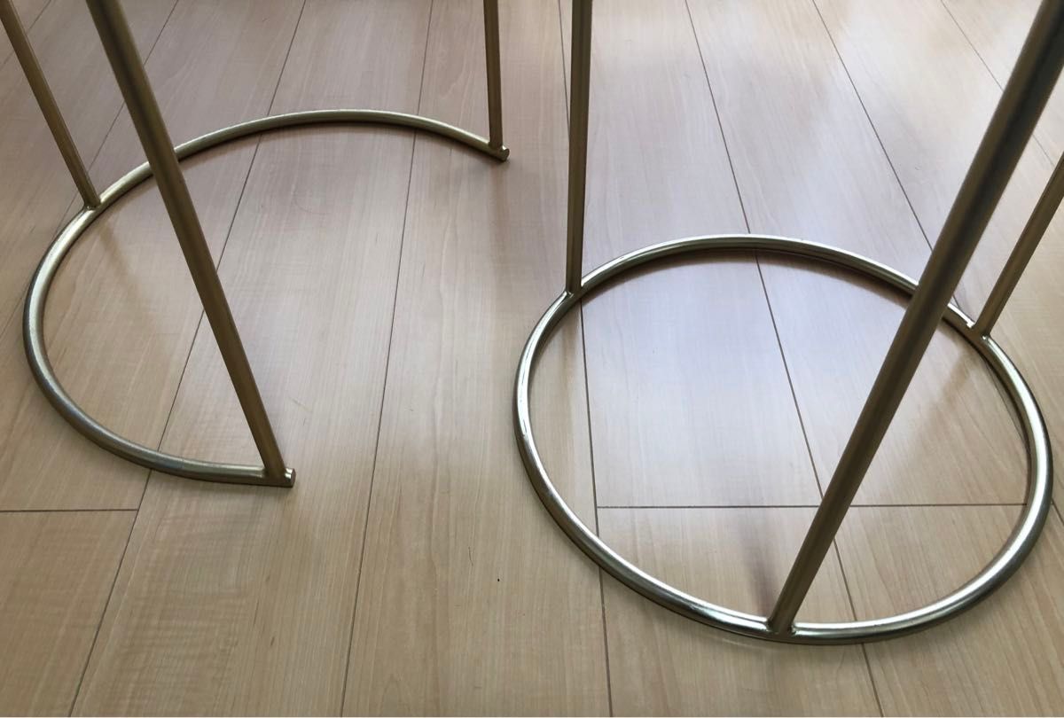 ZARAHOME 大理石 ゴールドフレーム サイドテーブル ザラホーム｜Yahoo