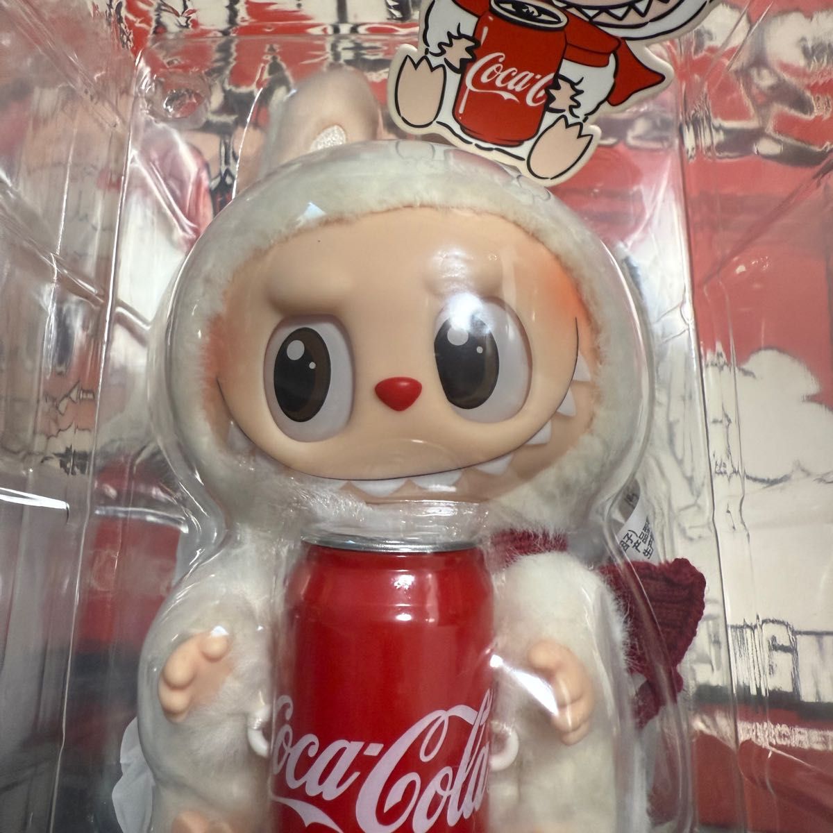 POPMART THE MONSTERS コカ・コーラ シリーズ ぬいぐるみ 瓶＆缶 2体