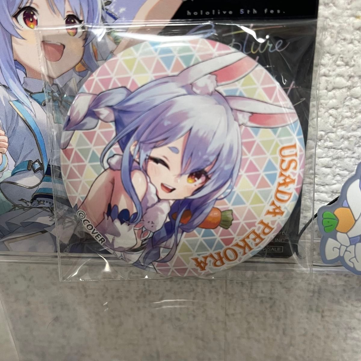 ホロライブ 兎田ぺこら グッズ まとめ売り アクスタ くじ 缶バッジ