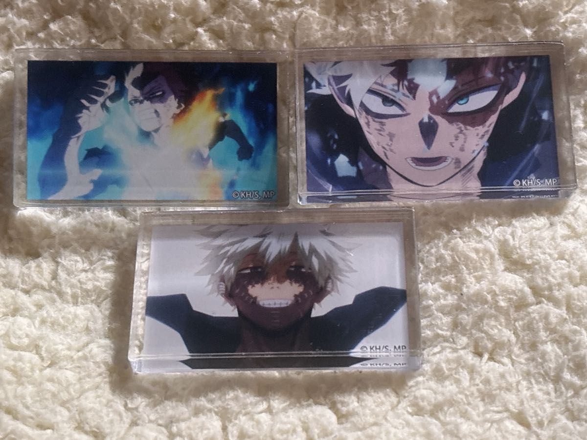 僕のヒーローアカデミア ヒロアカ ミニアクリルブロック 轟焦凍 荼毘