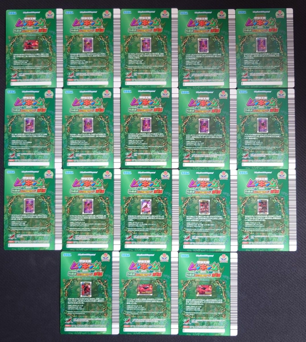 超希少 未使用 ムシキング 5周年コレクションカード 第1弾 109種類