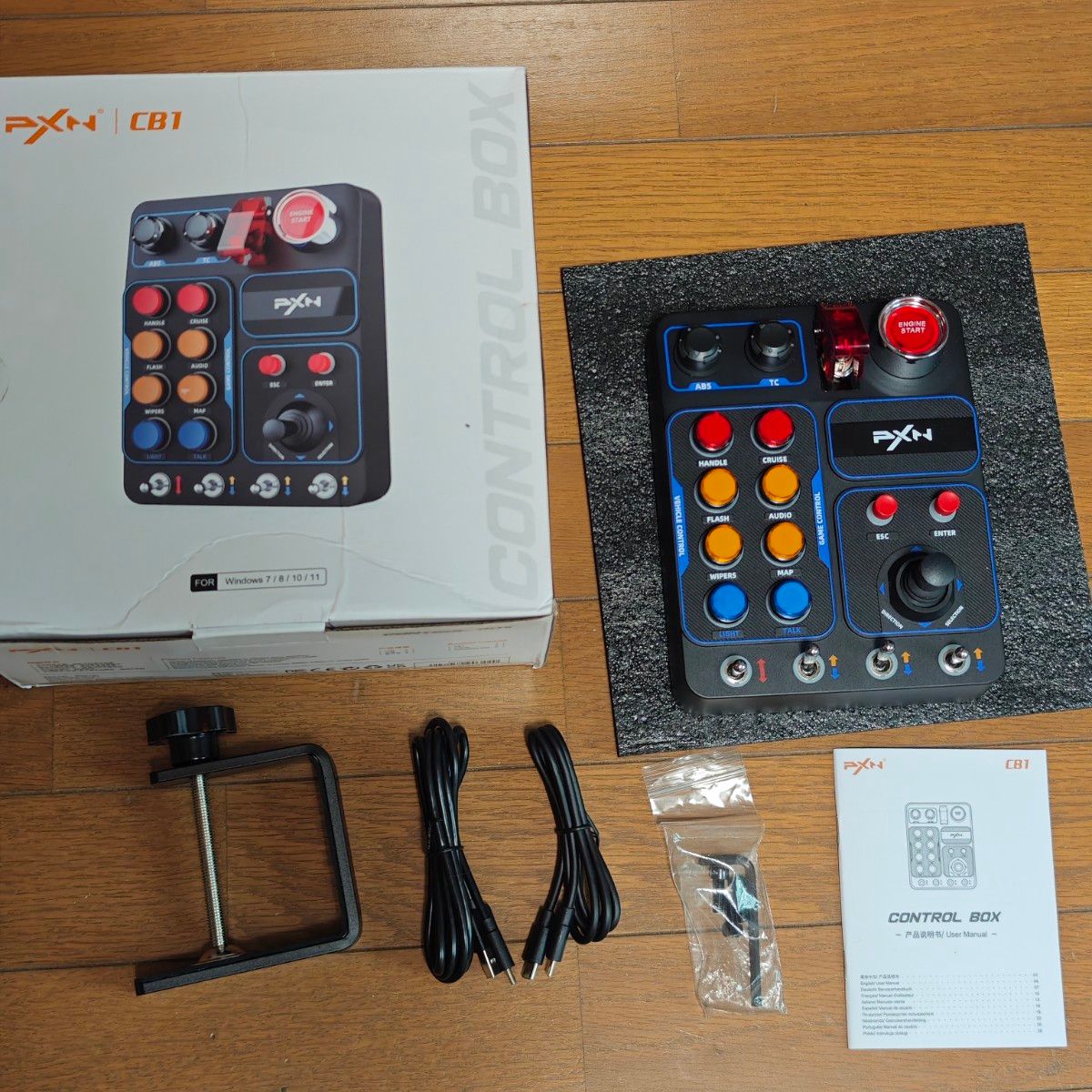 PXN CB1 ボタンボックス レーシング Button Box スイッチパネル