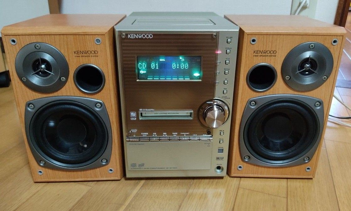KENWOOD ケンウッド RXD-SL3MD ミニコンポ 2003年製 リモコン・ 説明書