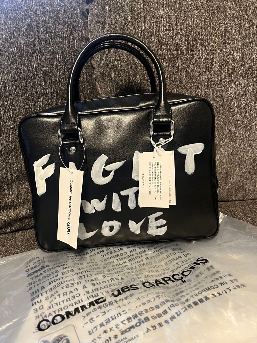 新品未使用 コムデギャルソンガール メッセージペイントバッグ｜Yahoo