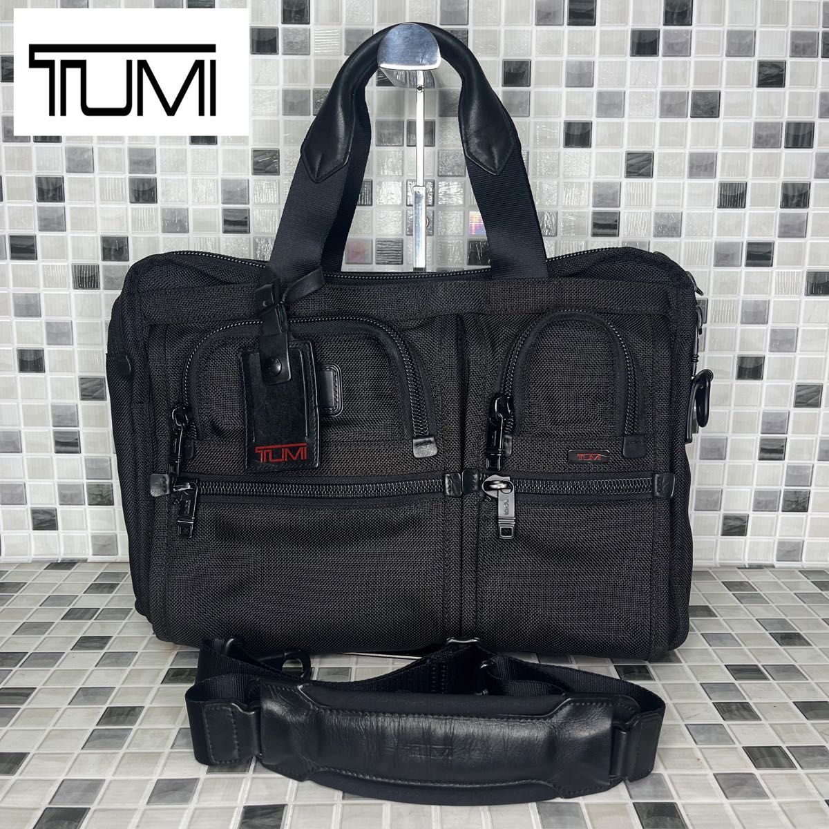 ✨極美品✨ TUMI 26071D4 ビジネス ショルダーバッグ ブラック ✨極美