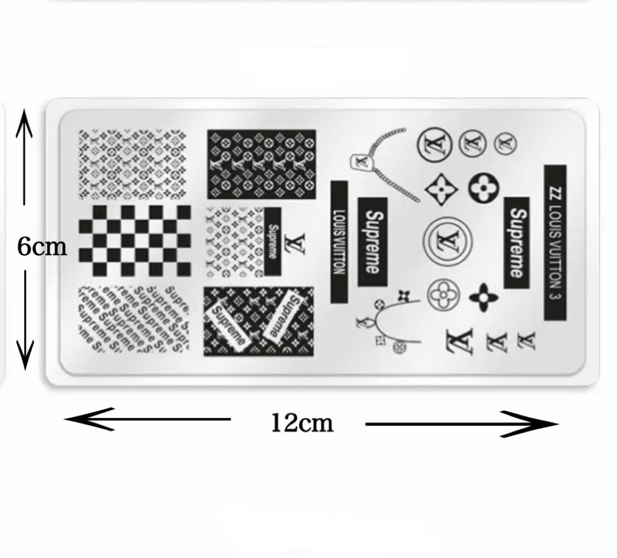 ネイルスタンププレート ブランドロゴ風｜Yahoo!フリマ（旧PayPayフリマ）