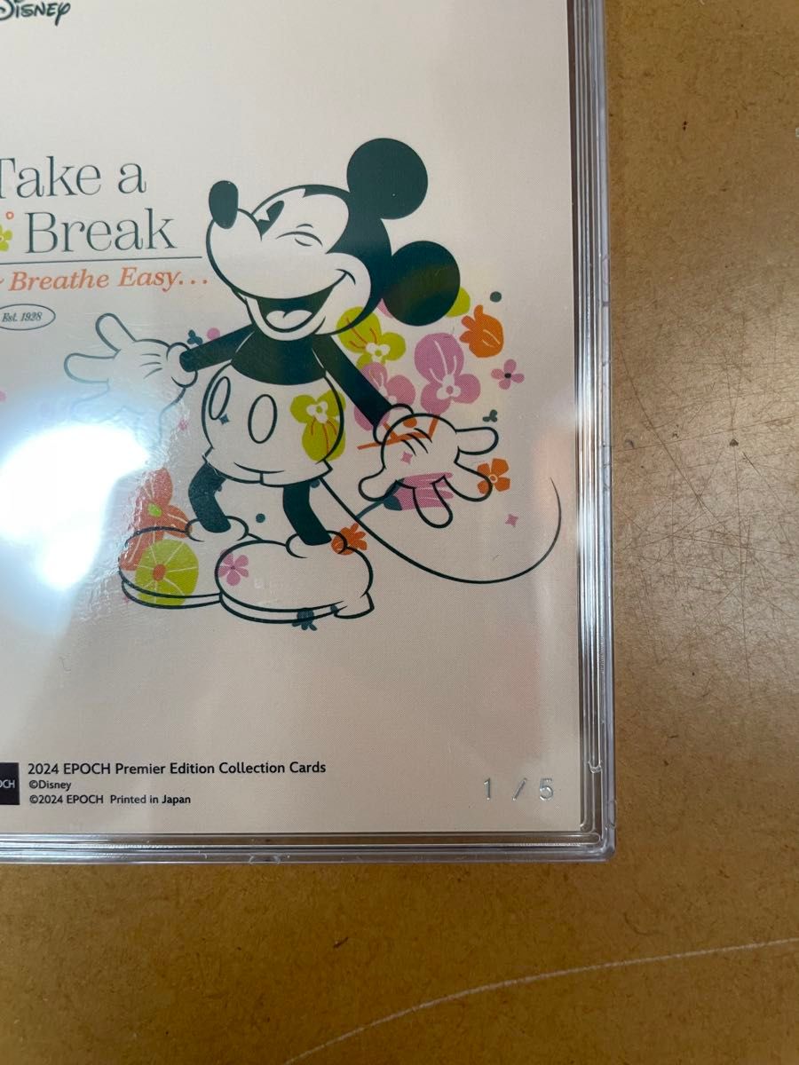 超激レア】エポック ディズニー 2024 No 1 ミッキー カード グッズ