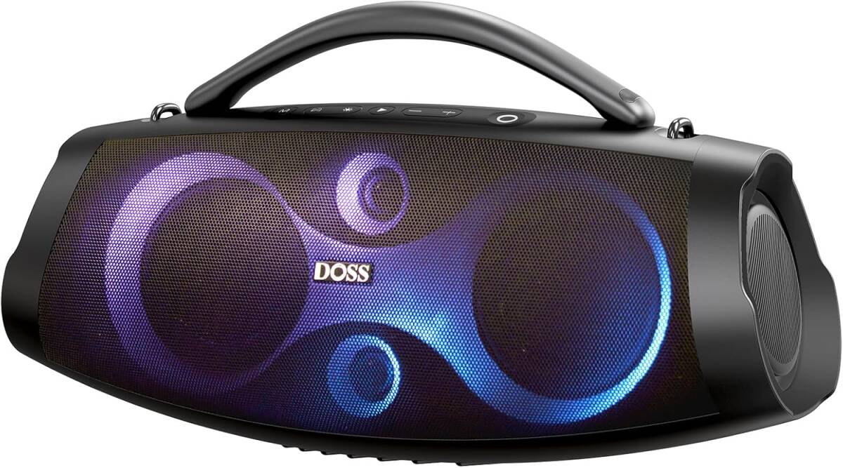 新品】 DOSS Extreme Boom Pro D200 Bluetoothスピーカー ブラック
