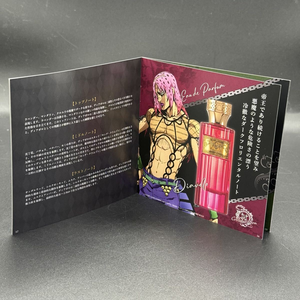未開封】ジョジョの奇妙な冒険 黄金の風 ディアボロ 香水 JOJO｜Yahoo