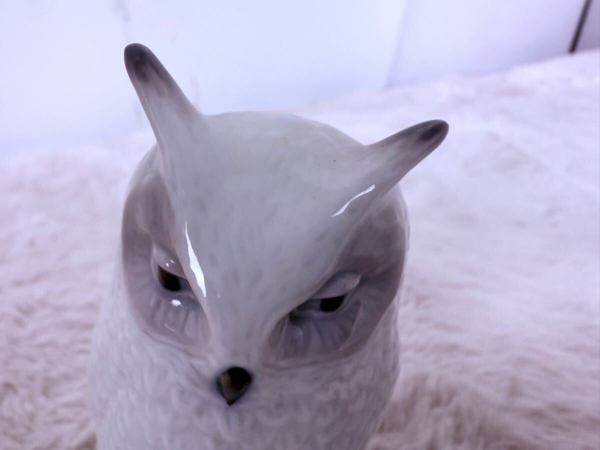 ロイヤルコペンハーゲン フクロウ ミミズク 梟 フィギュリン 置物 陶器