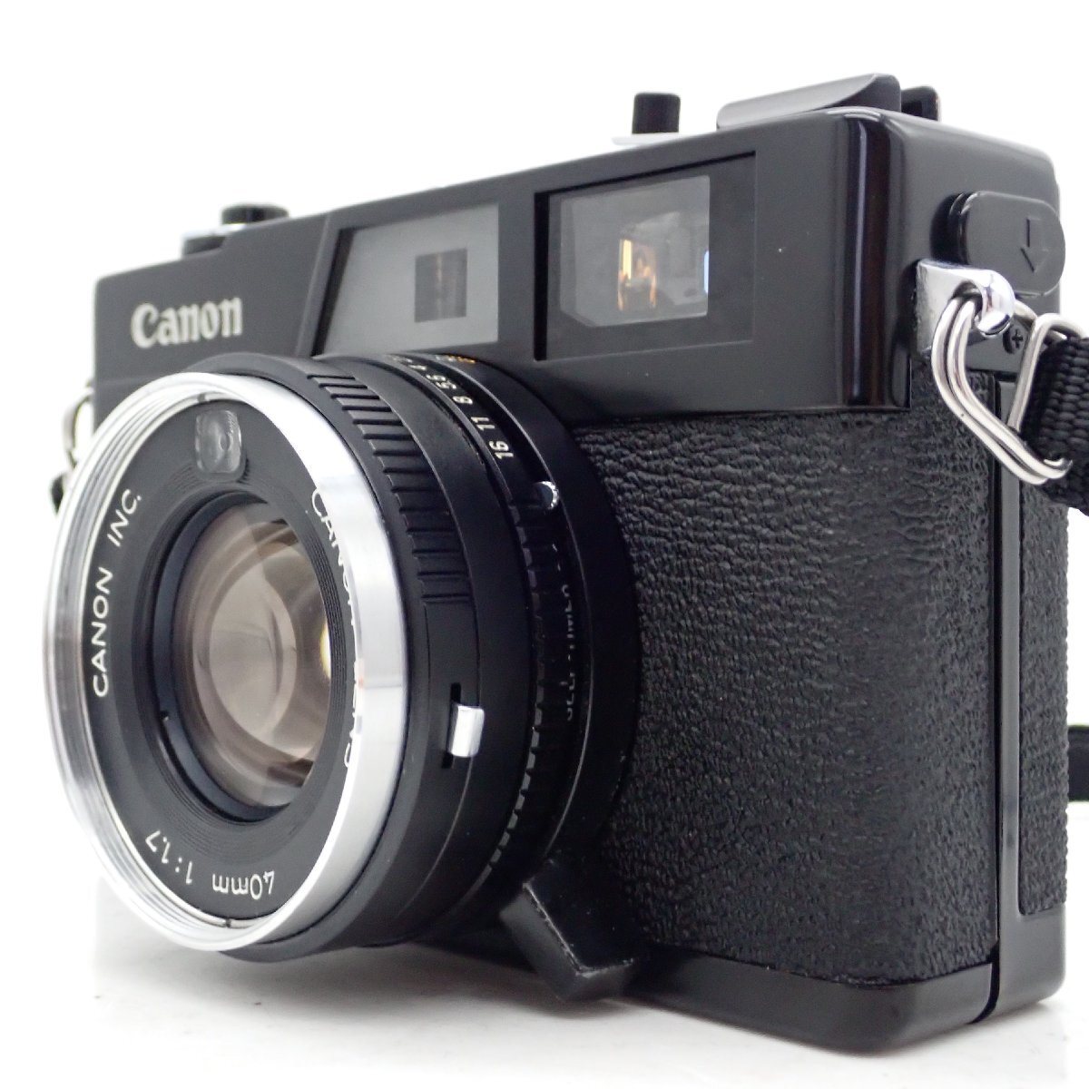 整備済 Canon Canonet QL17 GIII G3 ショップ ブラックペイント 40mm