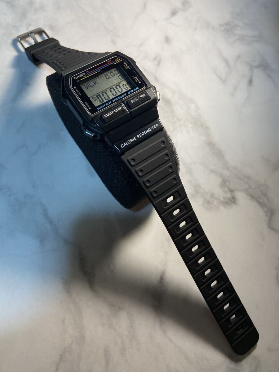 80's vintage 美品CASIO EXW-50 CALORIE PEDOMETER【日本製 JAPAN