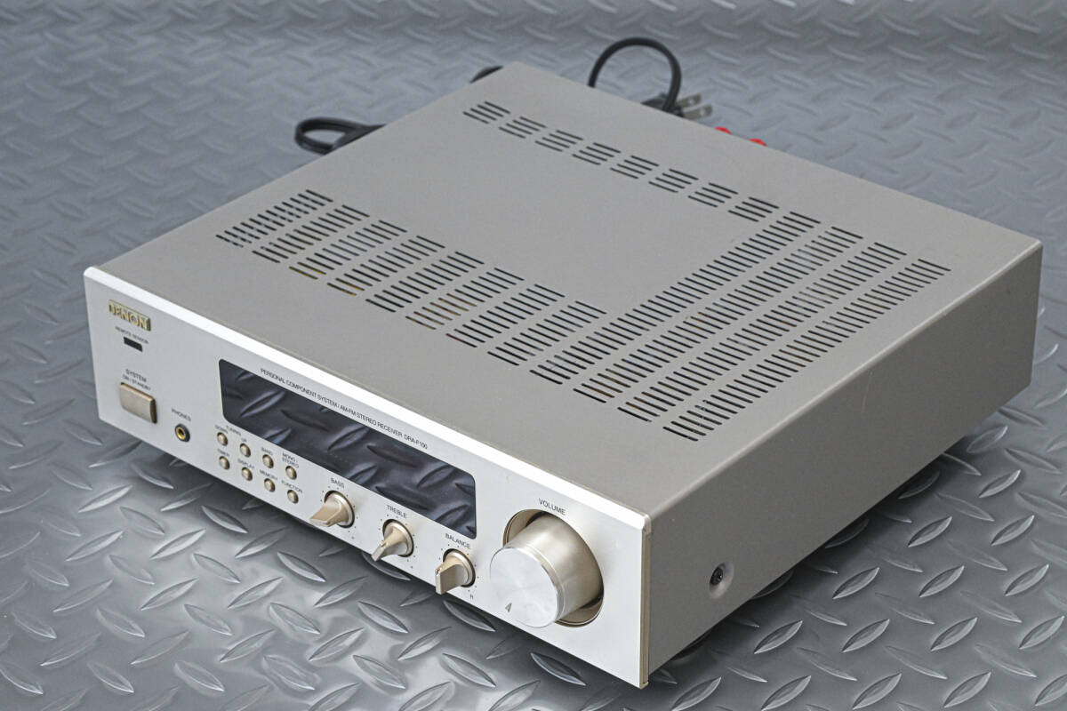 送料無料 DENON DRA-F100 アンプ AM/FMチューナー デノン レシーバー