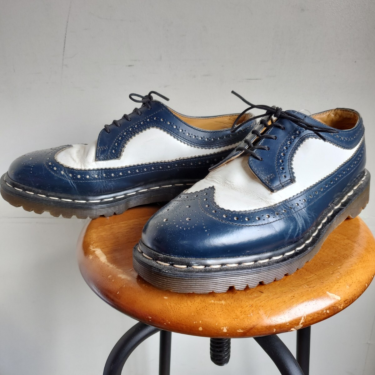 10 【UK8】英国製 ドクターマーチン Dr Martens ウイングチップ