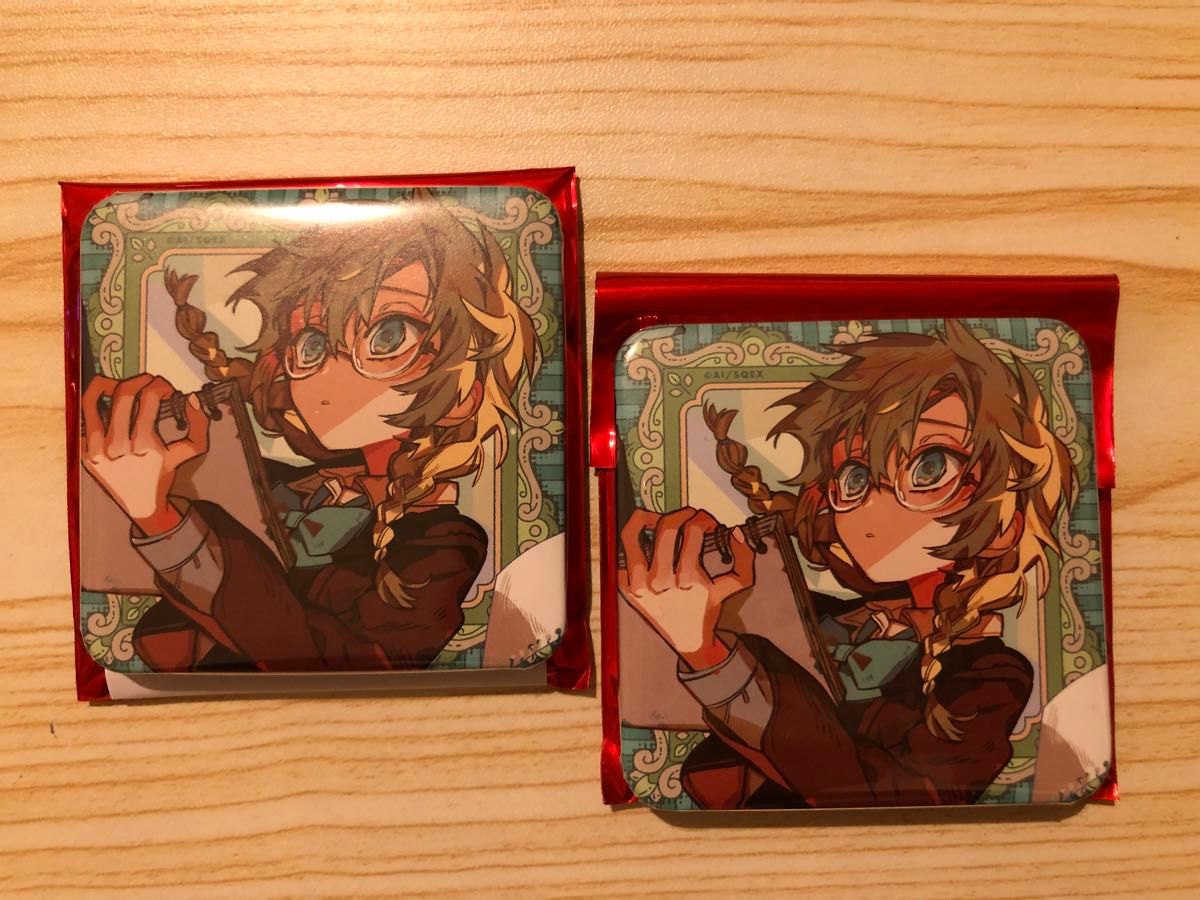 地縛少年花子くん化け猫旅館 スクエア缶バッジ花子くんミュージアム